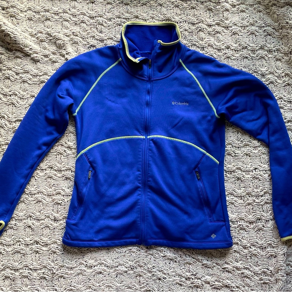 Columbia Omni-wick Advanced evaporation Passo Alto Royal Blue jacket size XL